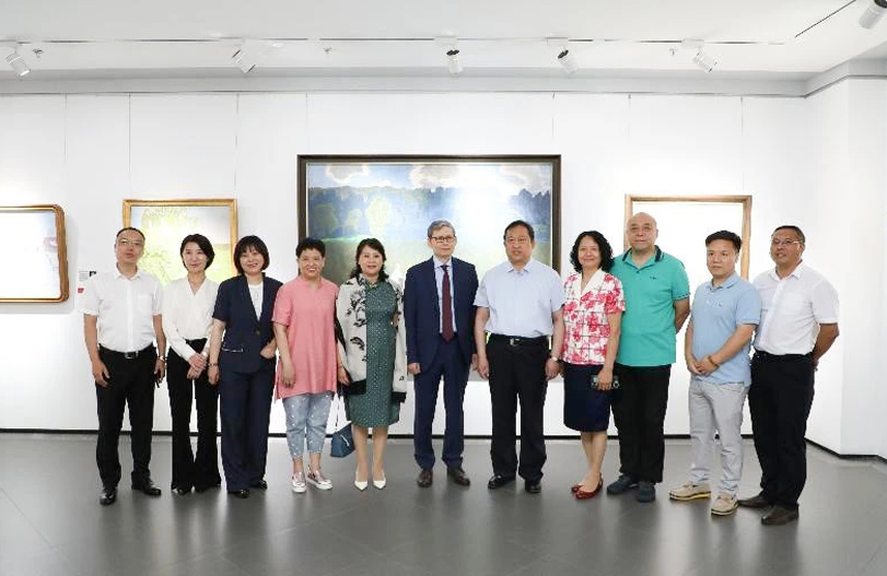 【文体活动】球盟会美术馆“当代”俄罗斯油画展隆重开幕